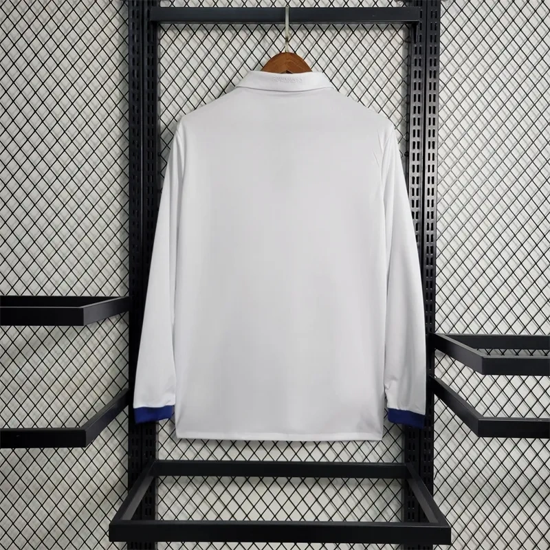 2016/17 Real Madrid Retro Long Sleeve Home Jersey