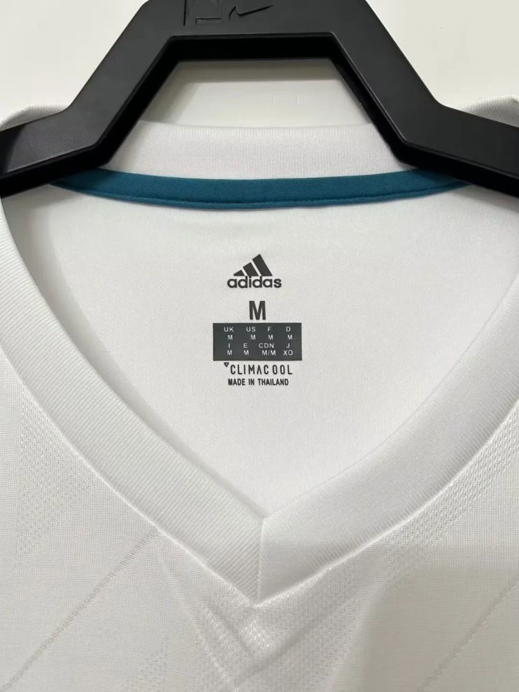 2017/18 Real Madrid Retro Home Long Sleeve Jersey