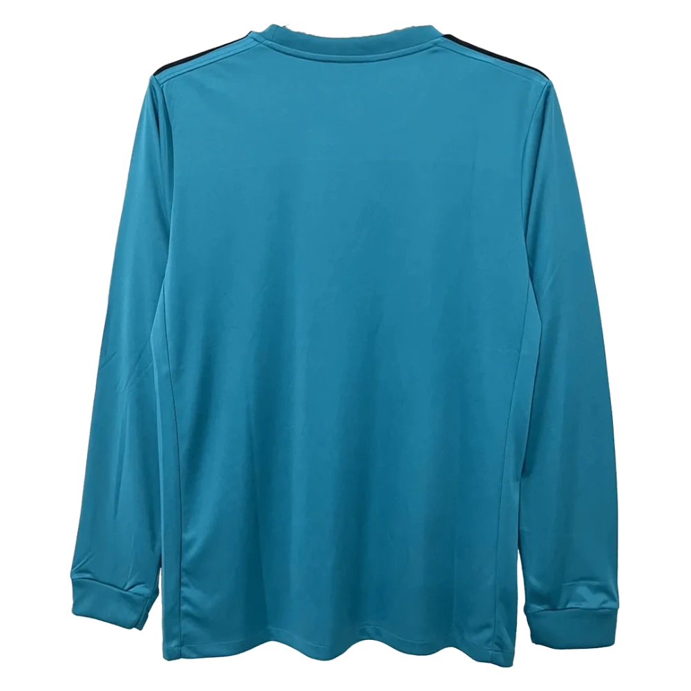 2017/18 Real Madrid Retro Long Sleeve Jersey Third Away