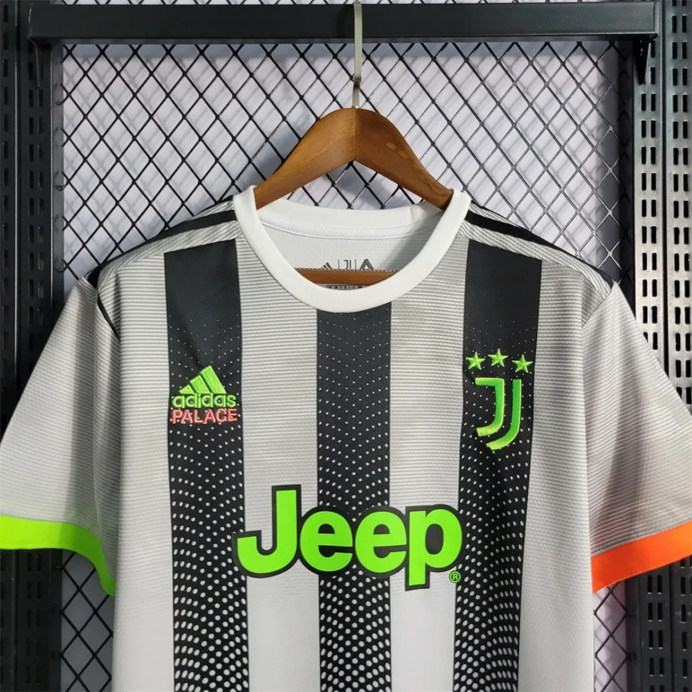 19-20 Retro Juventus X Palace Home Soccer Jerseys Shirt