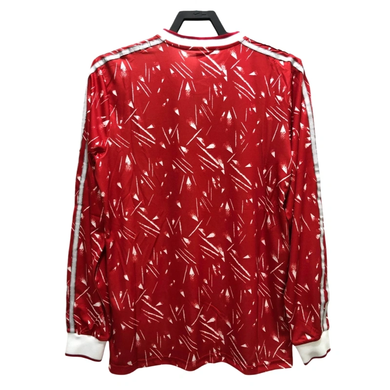 Liverpool Retro Long Sleeve Home Football Shirt 1989/1991