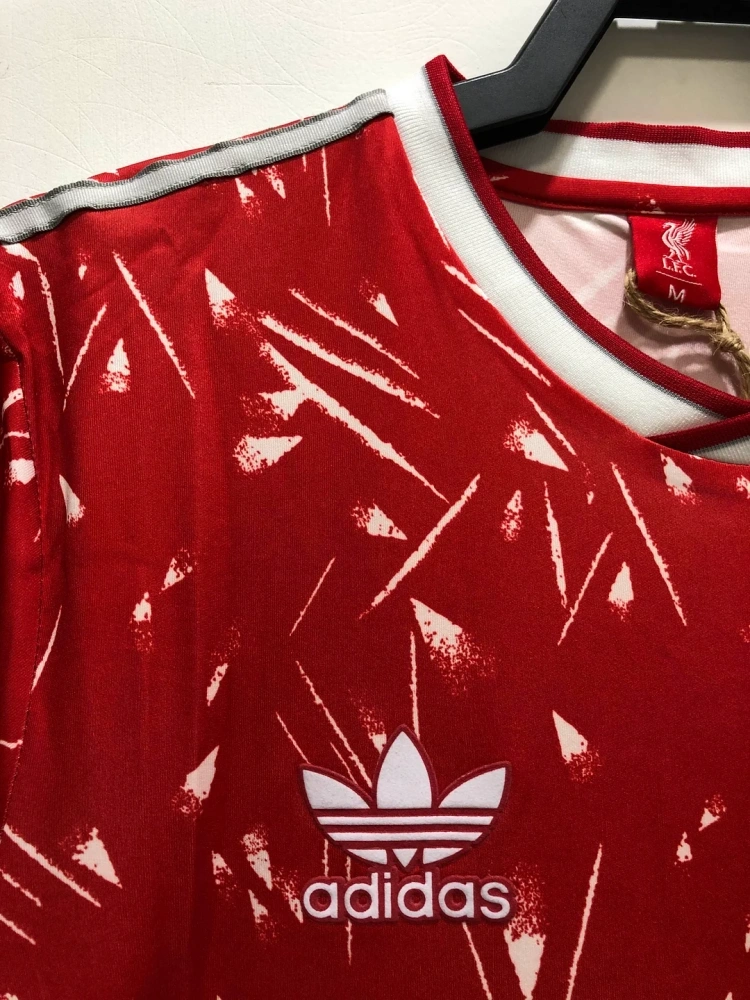 Liverpool Retro Long Sleeve Home Football Shirt 1989/1991