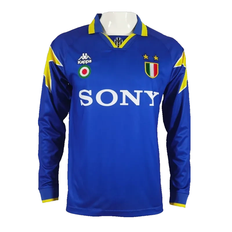 1995-96 Juventus Retro Long Sleeve Jersey Away