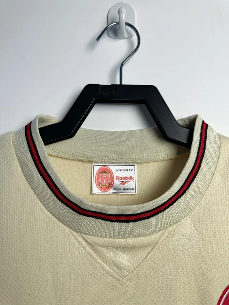 Retro Liverpool Away Football Jersey Long Sleeve 1996/1997