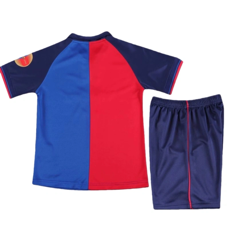 1999/2000 Retro Barcelona Home Kids 100th Anniversary Version Football jersey kit