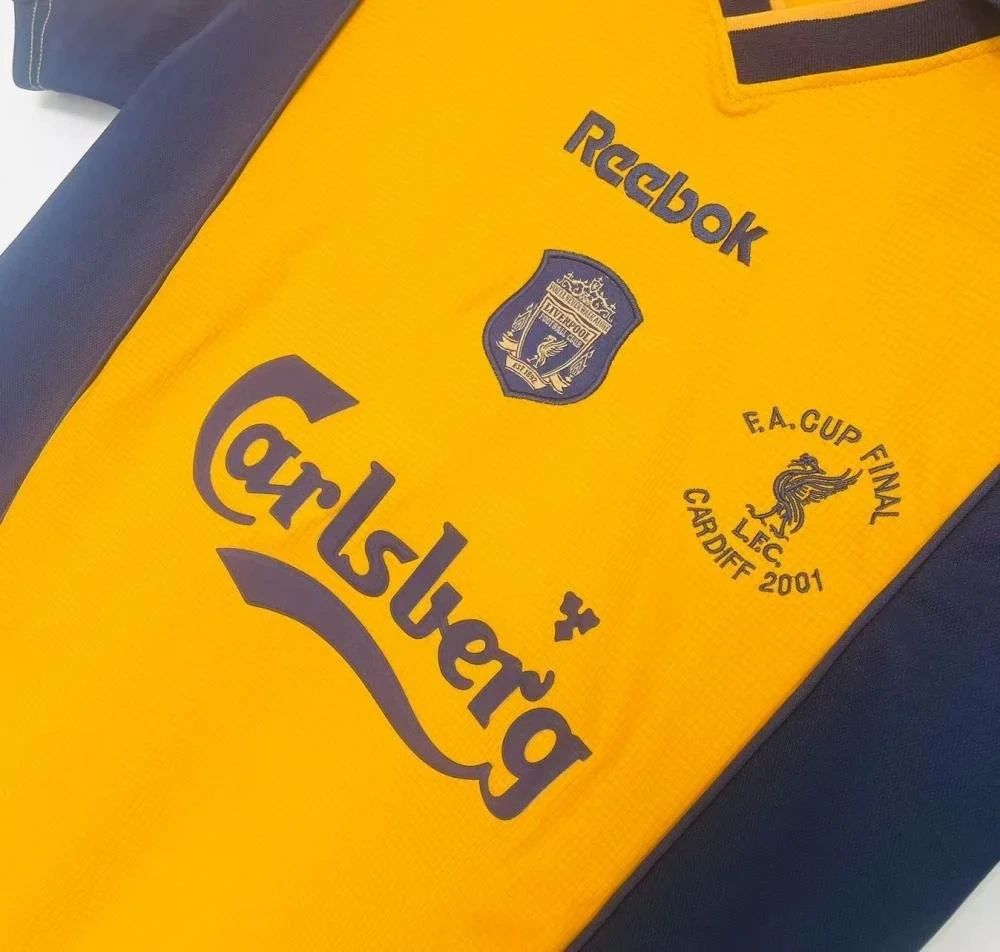 Retro Liverpool FC Third Away Football Jersey 2000/2001