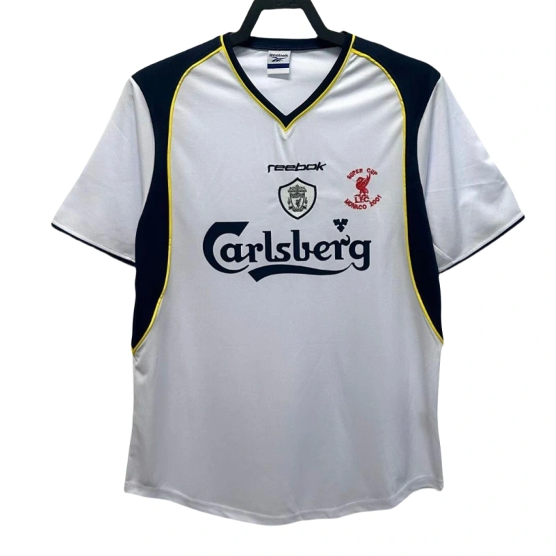 Retro Liverpool Away Football Jersey 2001/2002