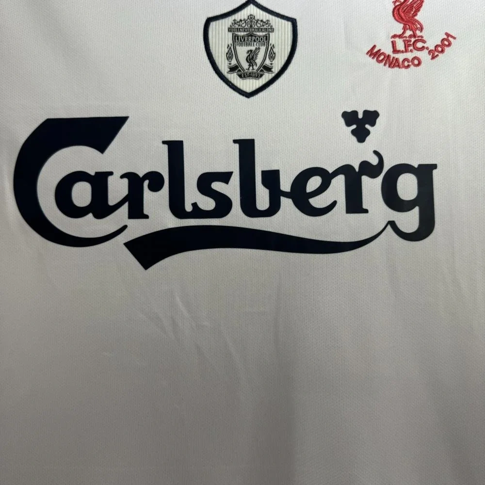 Retro Liverpool Away Football Jersey 2001/2002