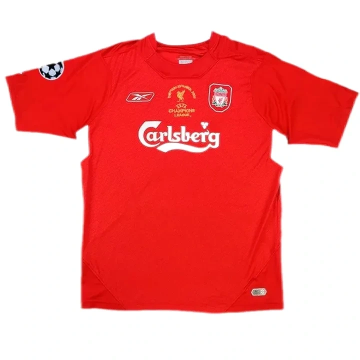 2005 Liverpool Gerrard #8 Retro UCL Final Jersey