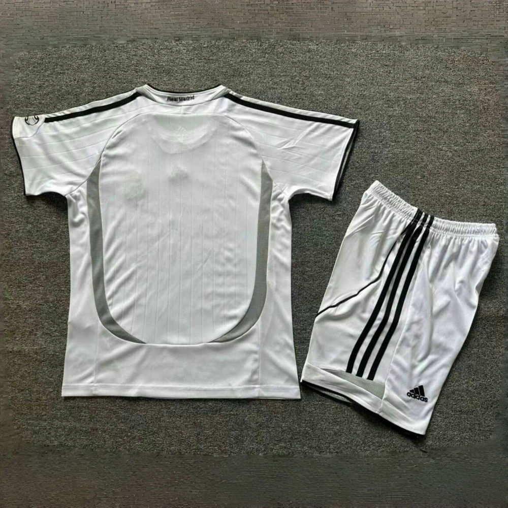 Real Madrid 06-07 Home Retro Kids Kits Youth Apparels Sport Jersey