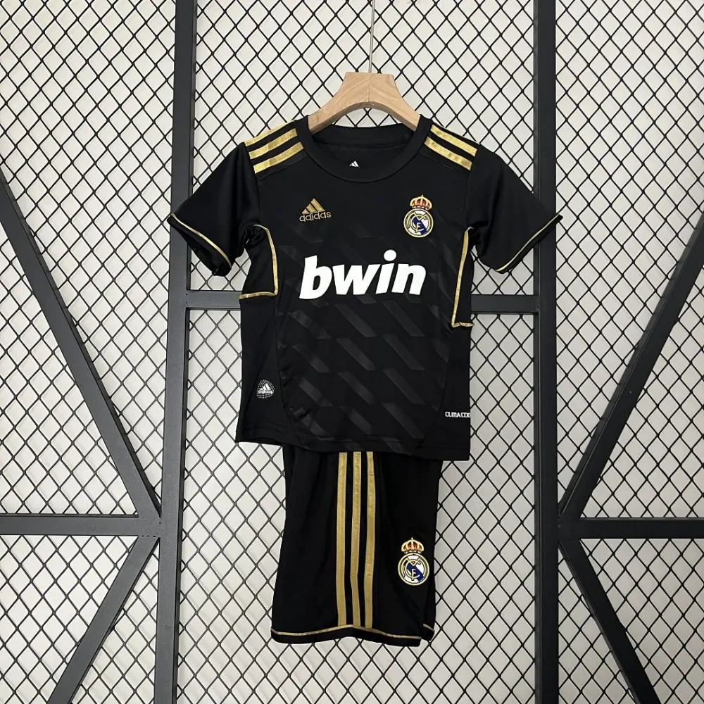 Real Madrid 11-12 Away Retro Kids Kit Football Jersey