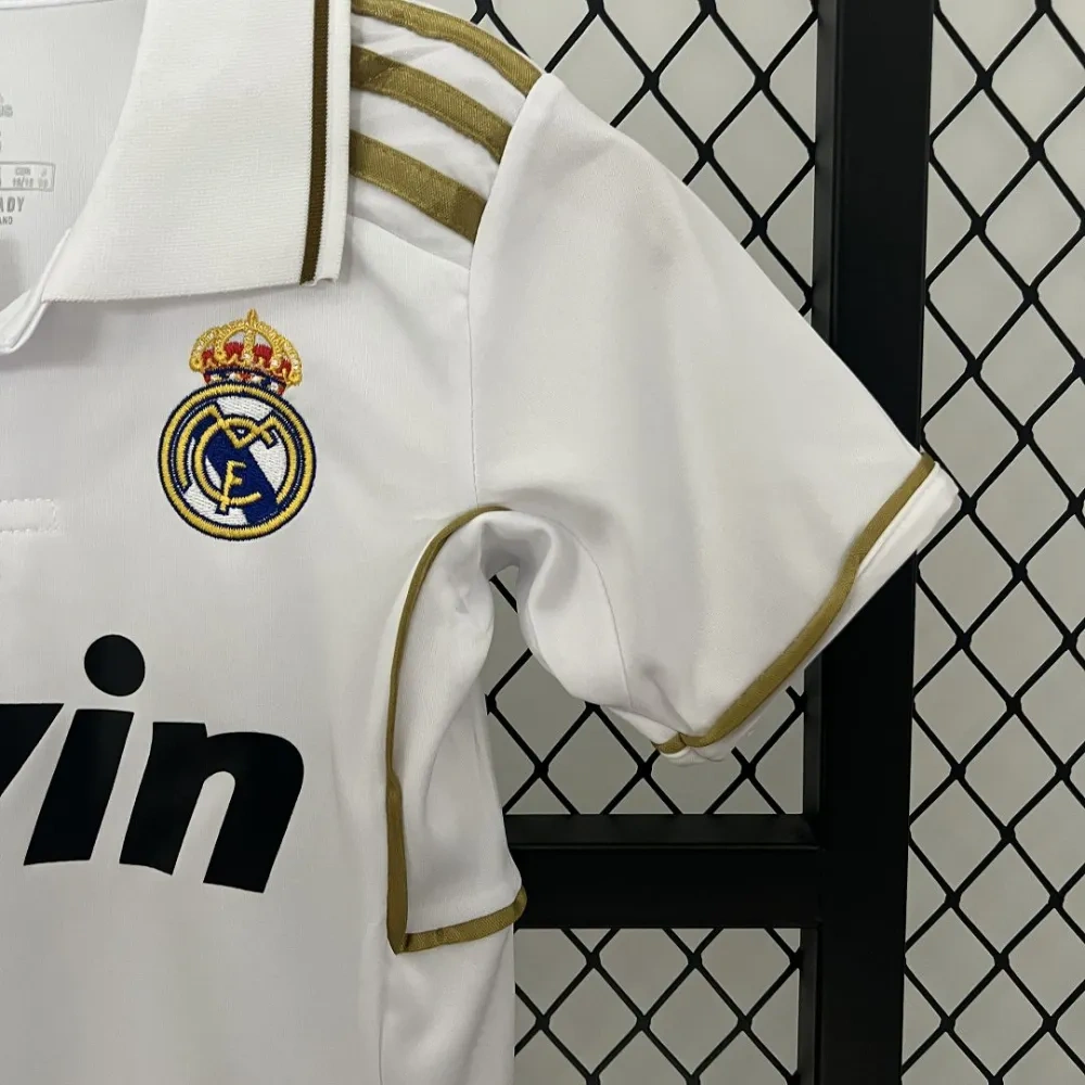 Real Madrid 11-12 Home Retro Kids Kit Soccer Jersey