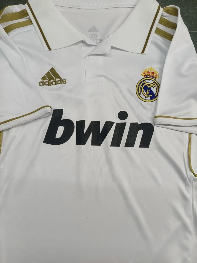 Real Madrid 11-12 Home Retro Kids Kit Soccer Jersey