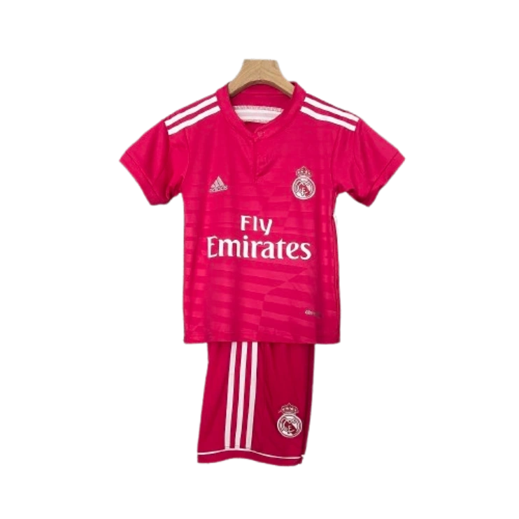 Real Madrid 14-15 Away Retro Kids Kits Vintage Children Sets Football Jersey
