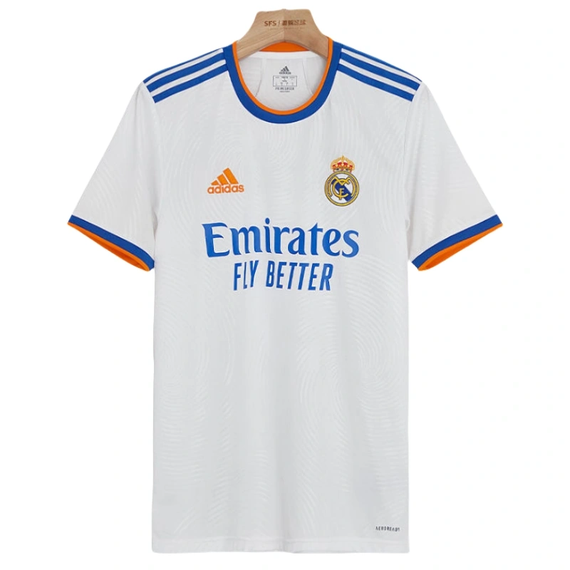 Real Madrid Home Soccer Jersey Retro Shirt 21-22