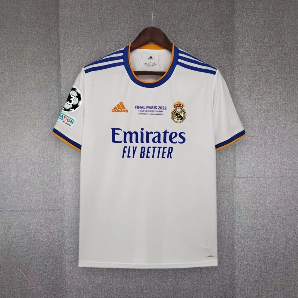 Real Madrid Home Soccer Jersey Retro Shirt 21-22
