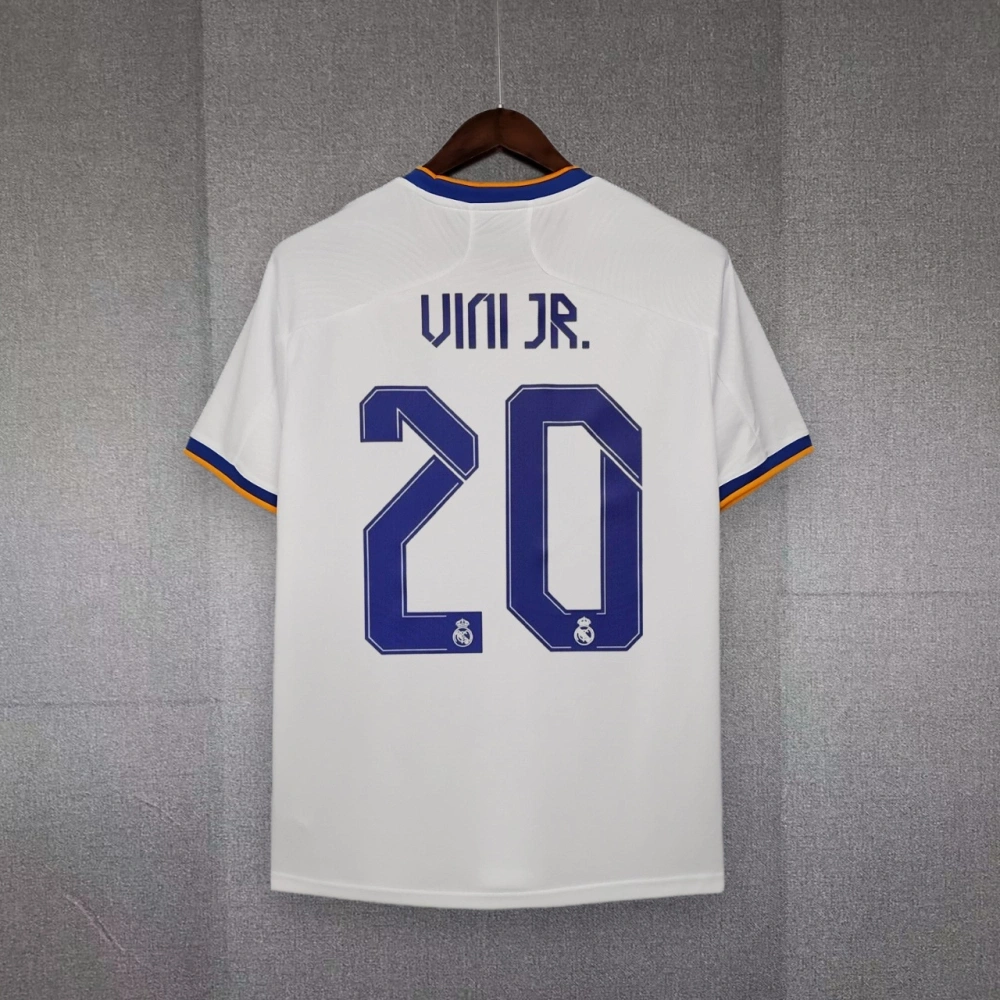 Real Madrid Home Soccer Jersey Retro Shirt 21-22