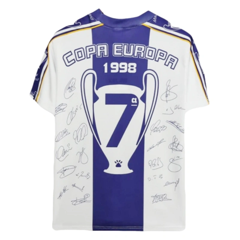 Real Madrid Retro Jersey UCL Commemorate Shirt 1997-98