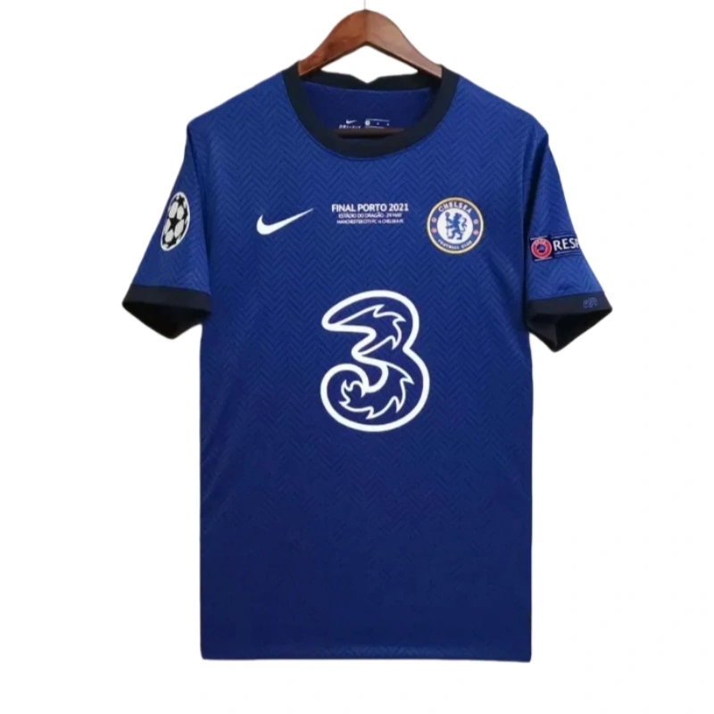2020-21 Chelsea Retro Home Shirt UCL Final Football jersey Fan version