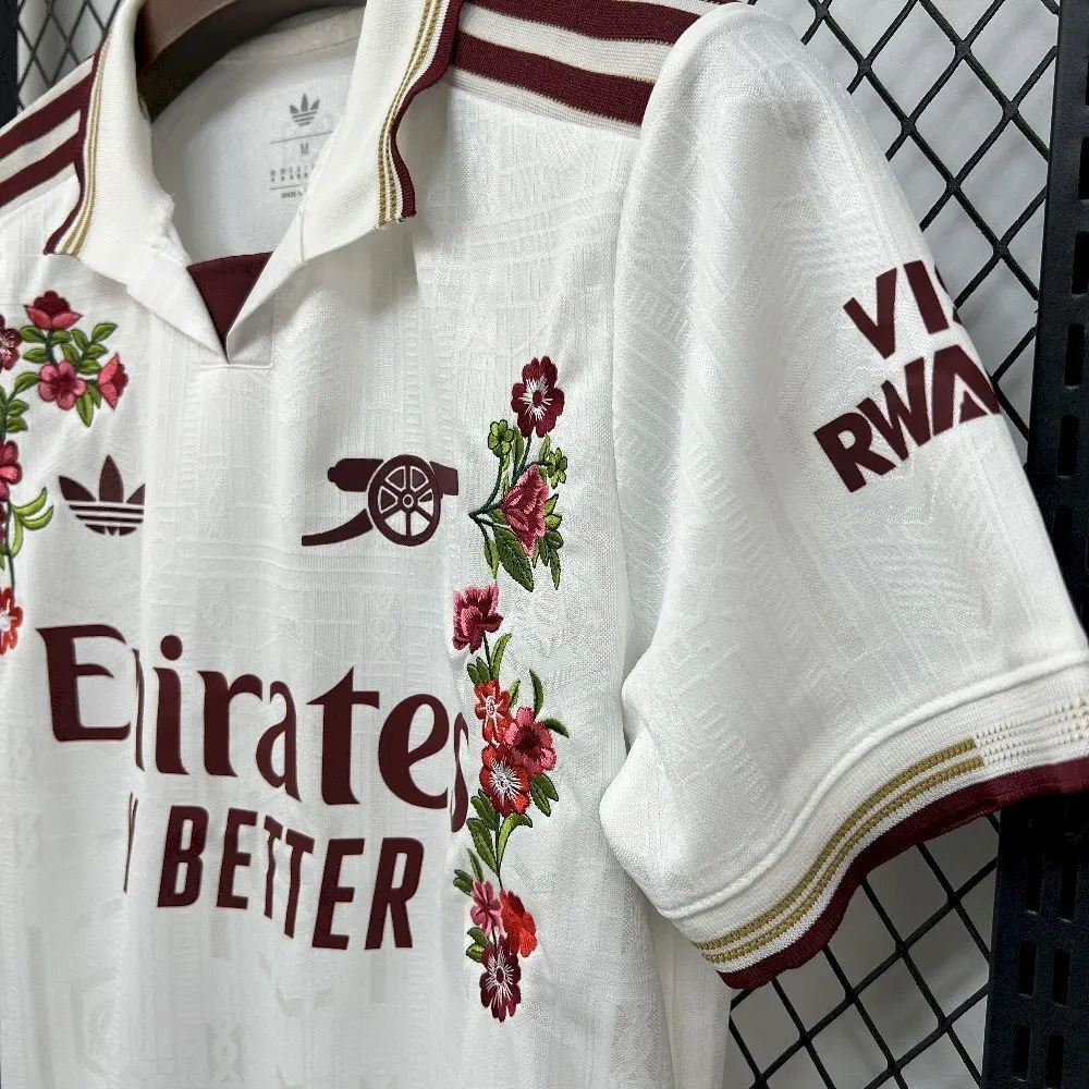25-26 Arsenal Third Rose Embroidery Special Edition Football Jersey Player version