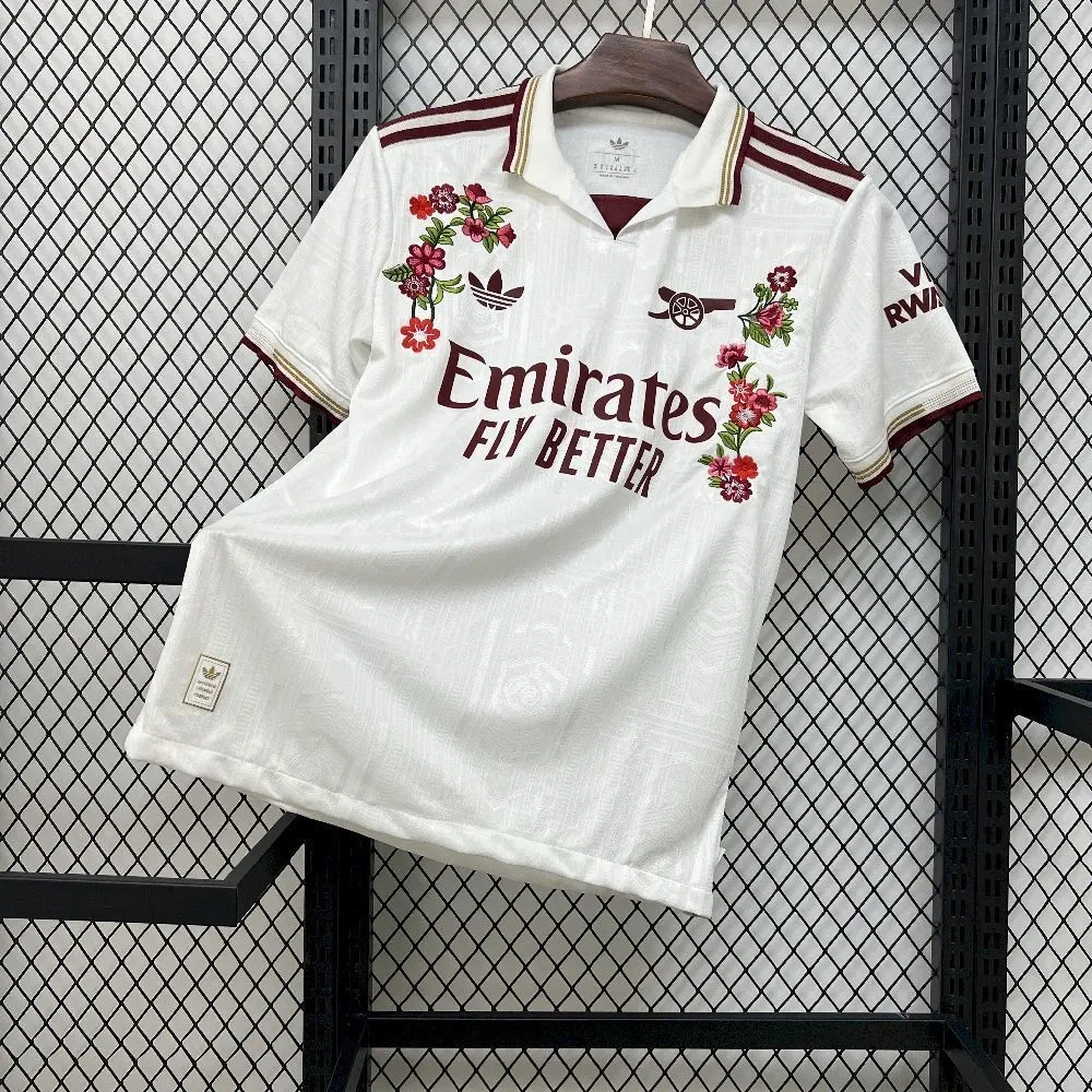 25-26 Arsenal Third Rose Embroidery Special Edition Football Jersey Player version