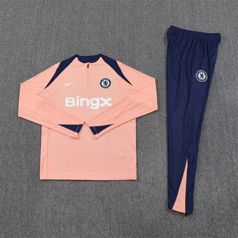 Chelsea Authentic Training Kit (Sweatshirt+Pants) Orange 2025-26-Player Version