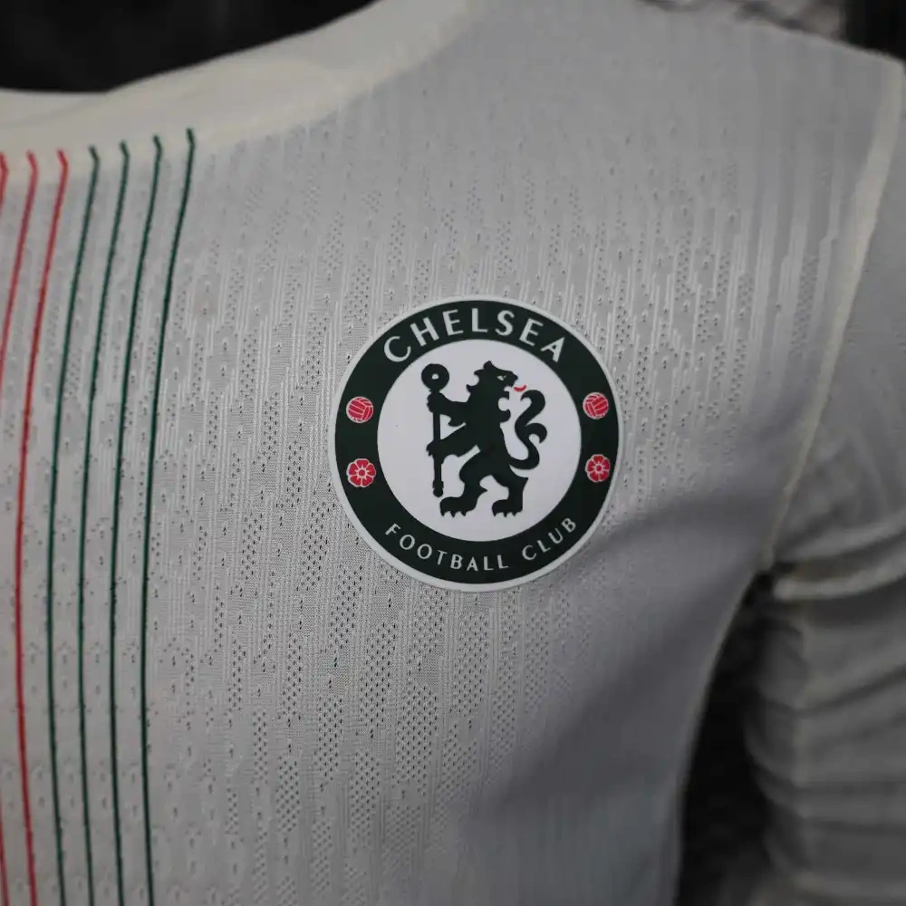 Chelsea Away Shirt Football Jersey Long Sleeve Player Version 25-26