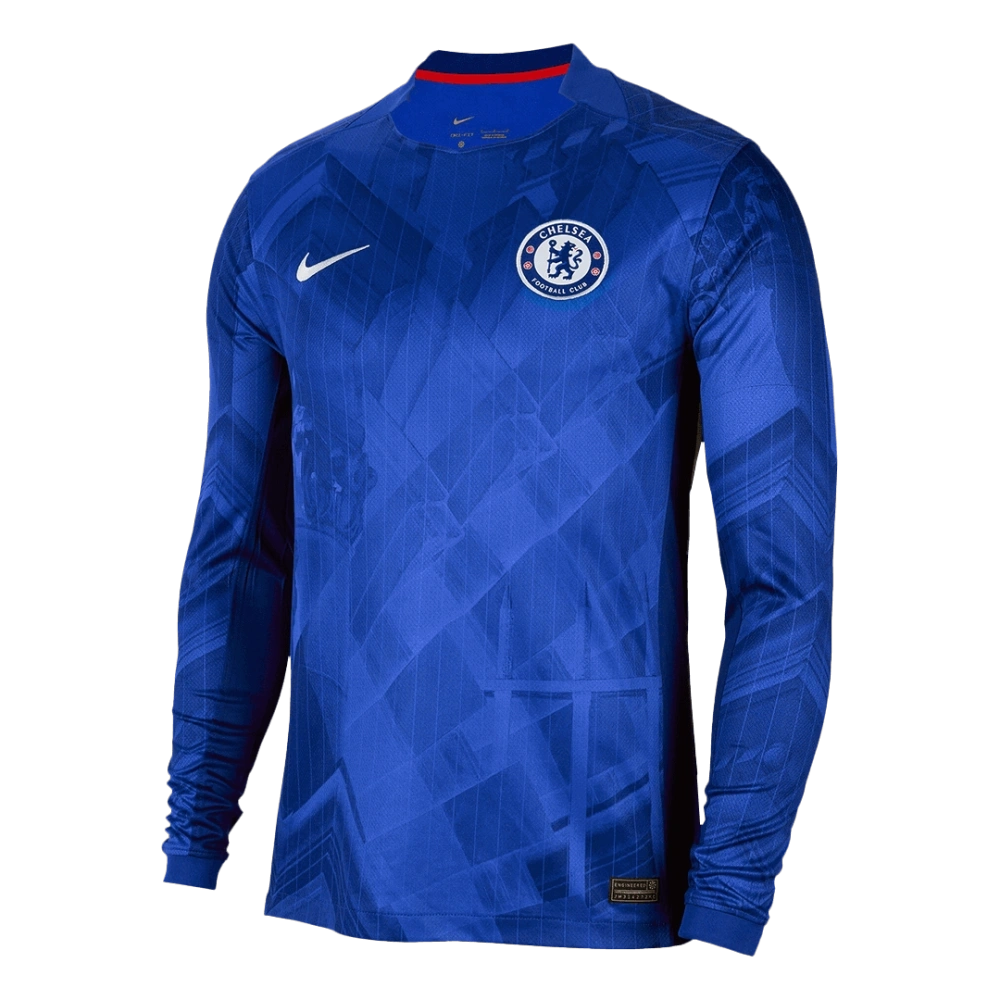 Chelsea Long Sleeve Jersey Home Football Shirt 2025-26