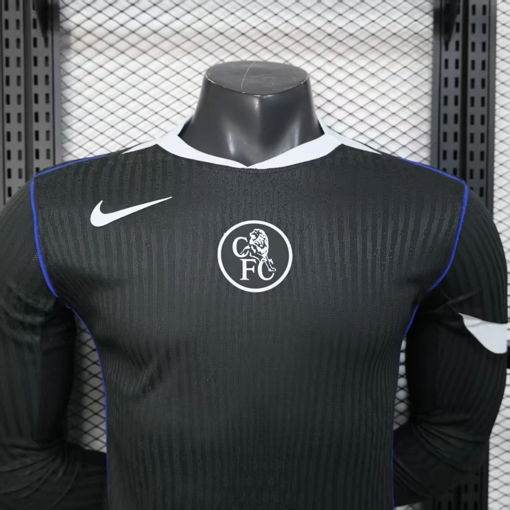 Chelsea Third Away Long Sleeve Football Jersey 25-26 Player Version