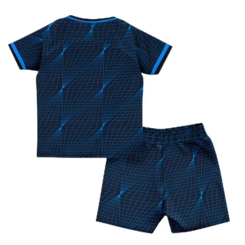 Kids Chelsea Away Kit Jersey+Short 2023-24