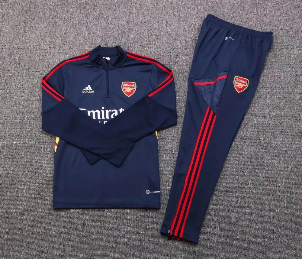 Arsenal Half-Pull Training Suit Royal Blue Football Shirt 2022/2023