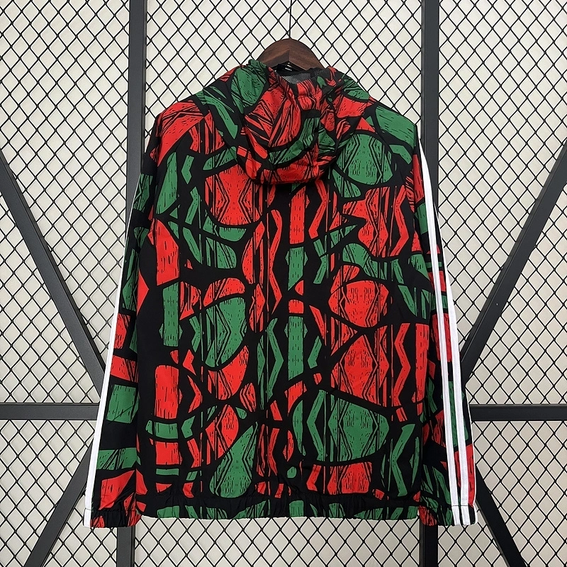 24-25 Arsenal Red&Green Windbreaker Jacket Football