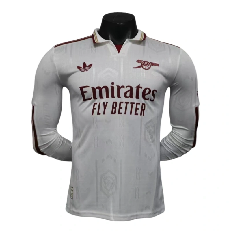 Arsenal Third Away Long Sleeve Football jersey 2025-2026 Player version