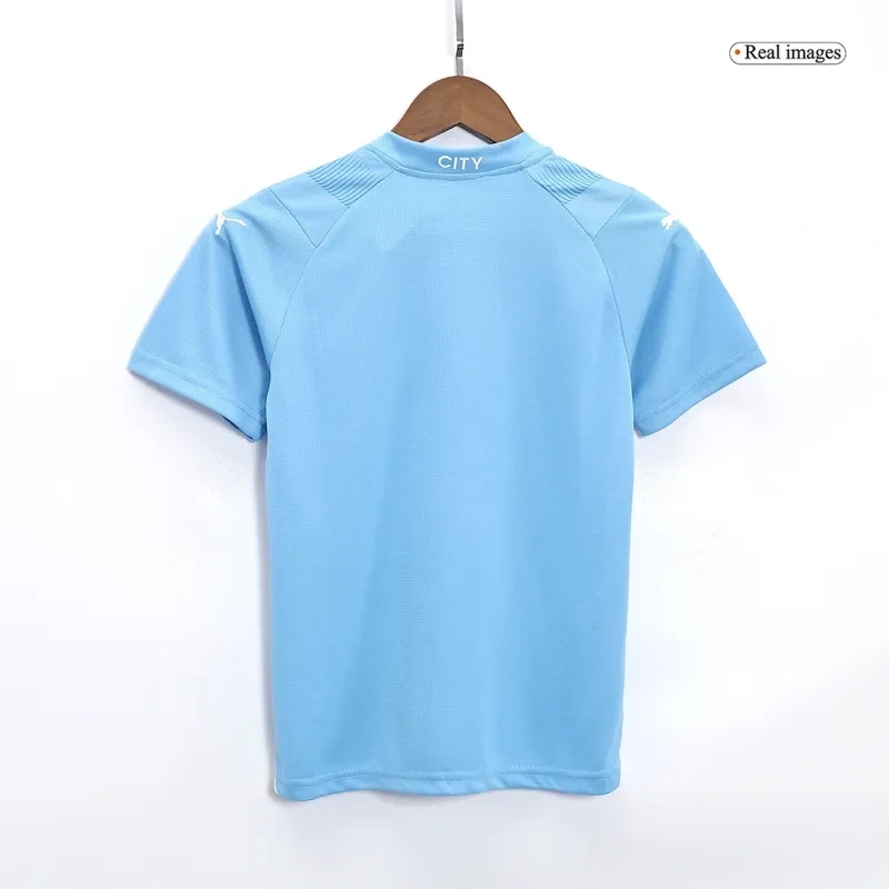 2023/24 Kids Manchester City Home Jersey Kit