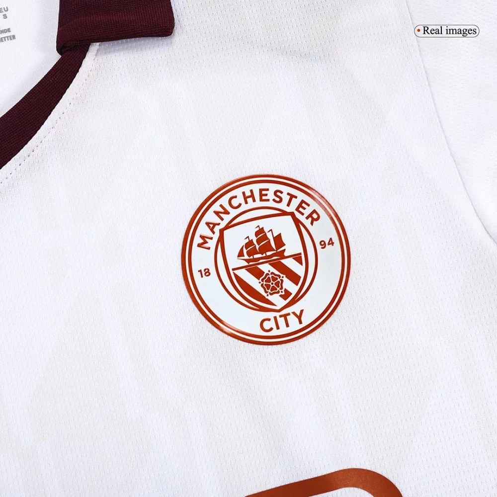 2023/24 Manchester City Away Long Sleeve Jersey