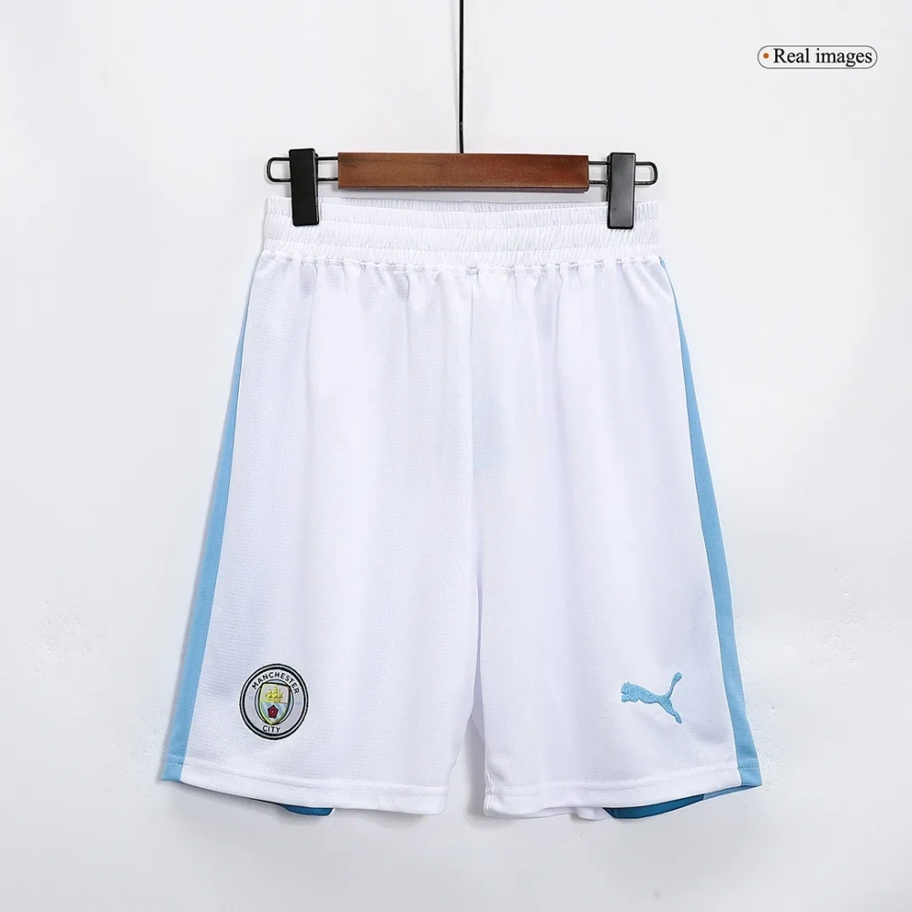 2023/24 Manchester City Home Jersey Kit(Shirt+Shorts)