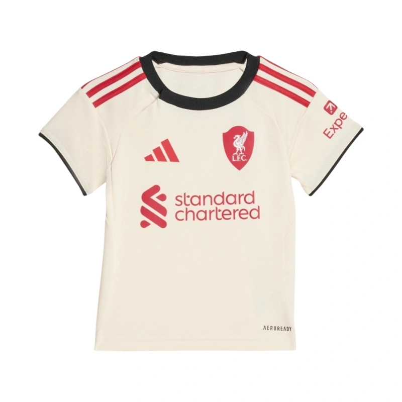 Liverpool Away Football Jersey Kids Kit 2025-26 (Jersey+Shorts)