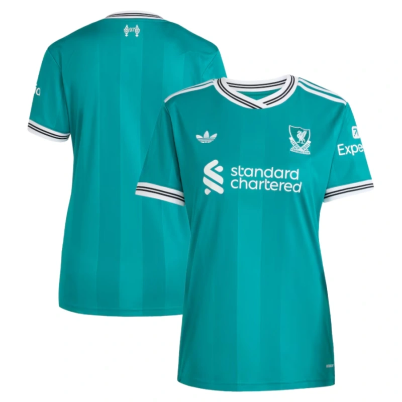 Liverpool Third away green football jersey Fan version 2025-26 Women
