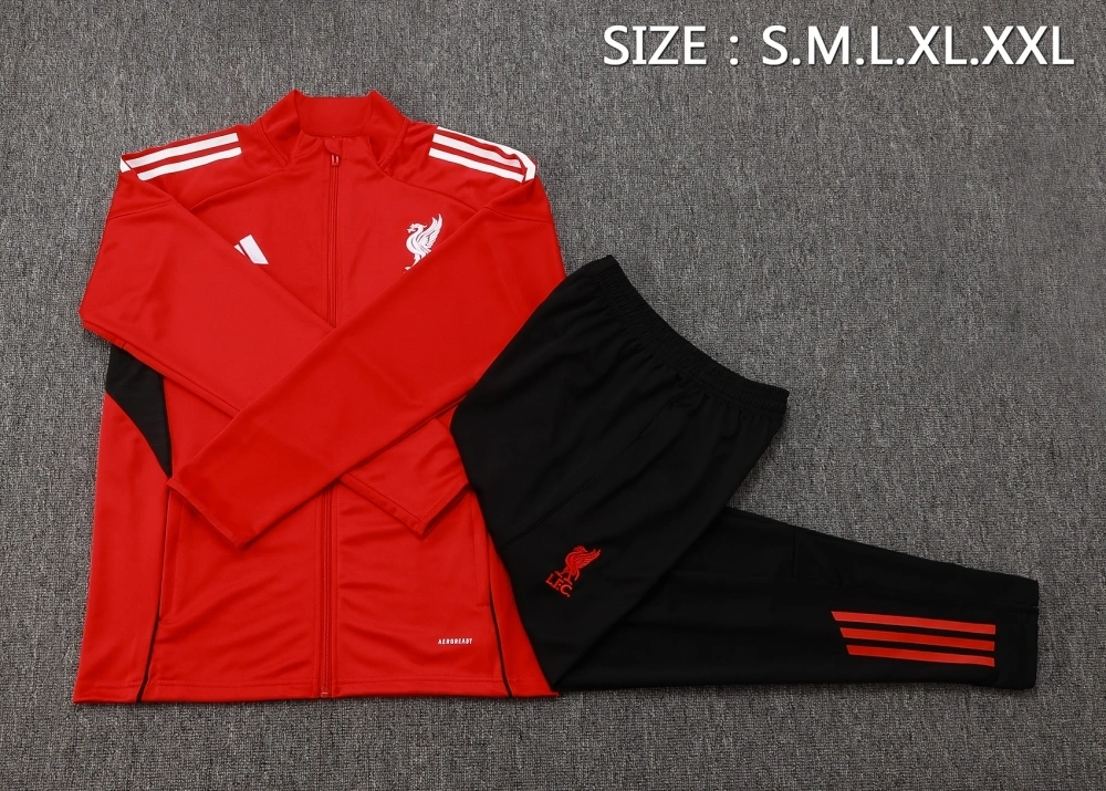 Liverpool Training Kit (jacket+Pants) Red 2025-26