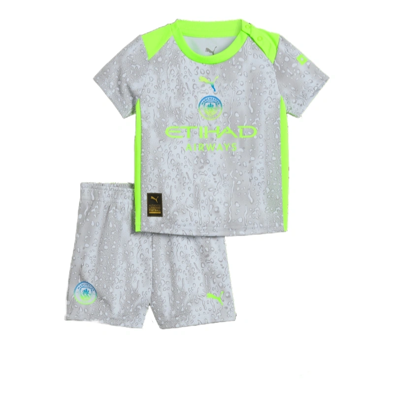 Manchester City Third Away Kids Football Shirt 2025-26 Kit