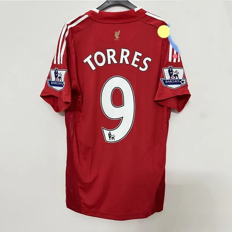 2008/09 Liverpool Gerrard #8 Torres #9 Retro Jersey Home