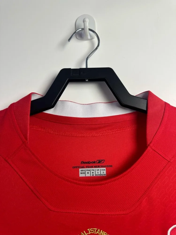 Retro Liverpool FC Home Football Jersey Long Sleeve 2004/2005