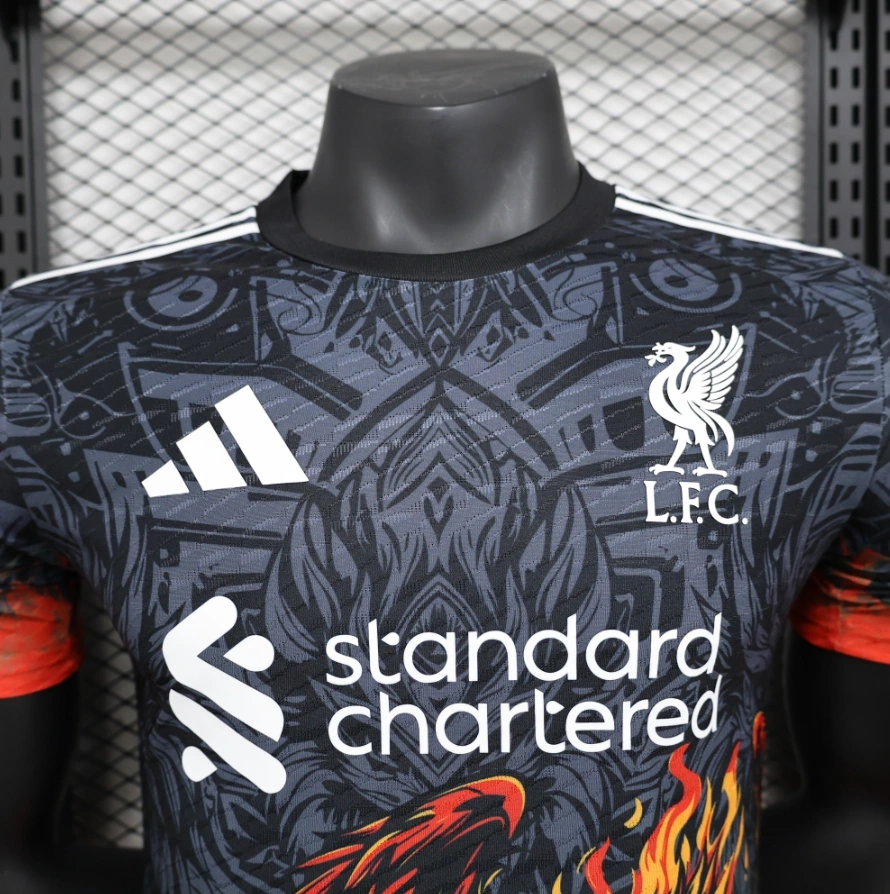 2024-2025 Liverpool Fire Phoenix Player Edition Football Jersey