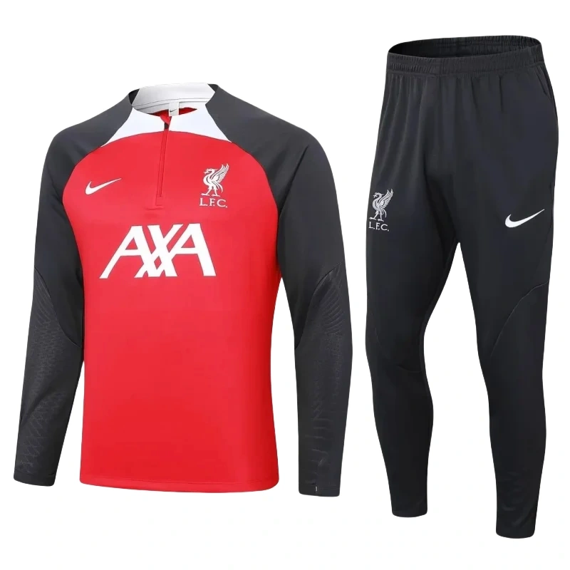 2024/2025 Liverpool Half-Pull Training Suit Red Football Shirt