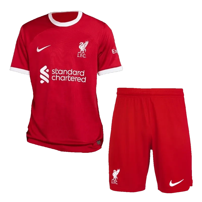 23-24 Liverpool Home Kit Shirt+Short