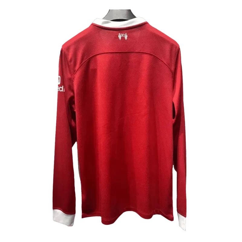 23-24 Liverpool Home Long Sleeve Jersey