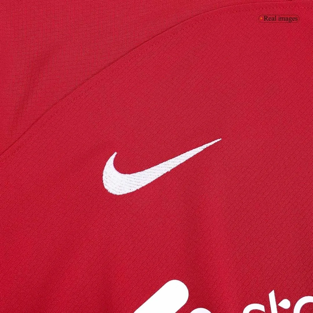 23-24 M.SALAH #11 VIRGIL #4 SZBOSZLAI #8 MAC ALLISTER #10 Liverpool Home Jersey