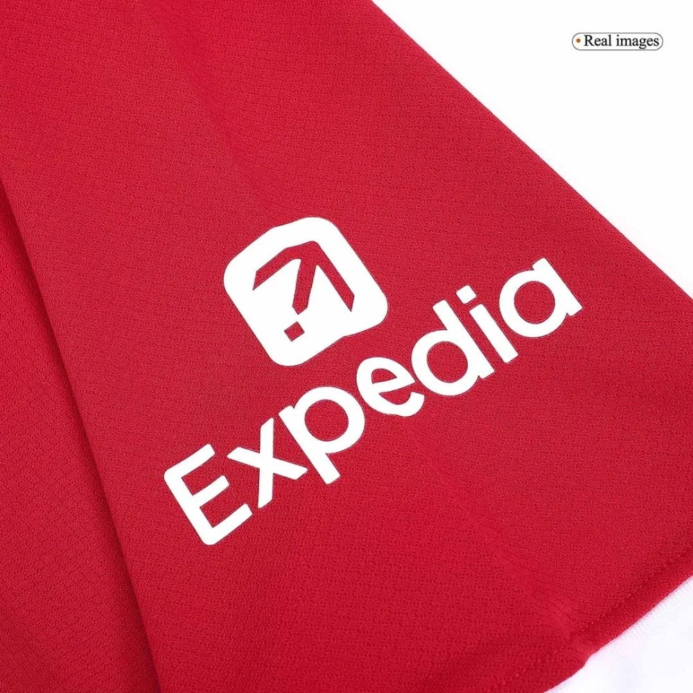 23-24 M.SALAH #11 VIRGIL #4 SZBOSZLAI #8 MAC ALLISTER #10 Liverpool Home Jersey