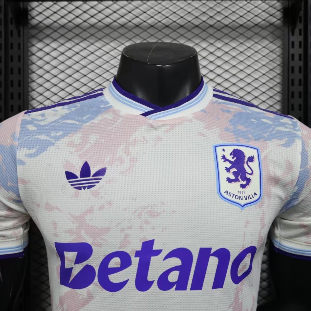 Aston Villa Away Football Jersey 2025-26 Player version