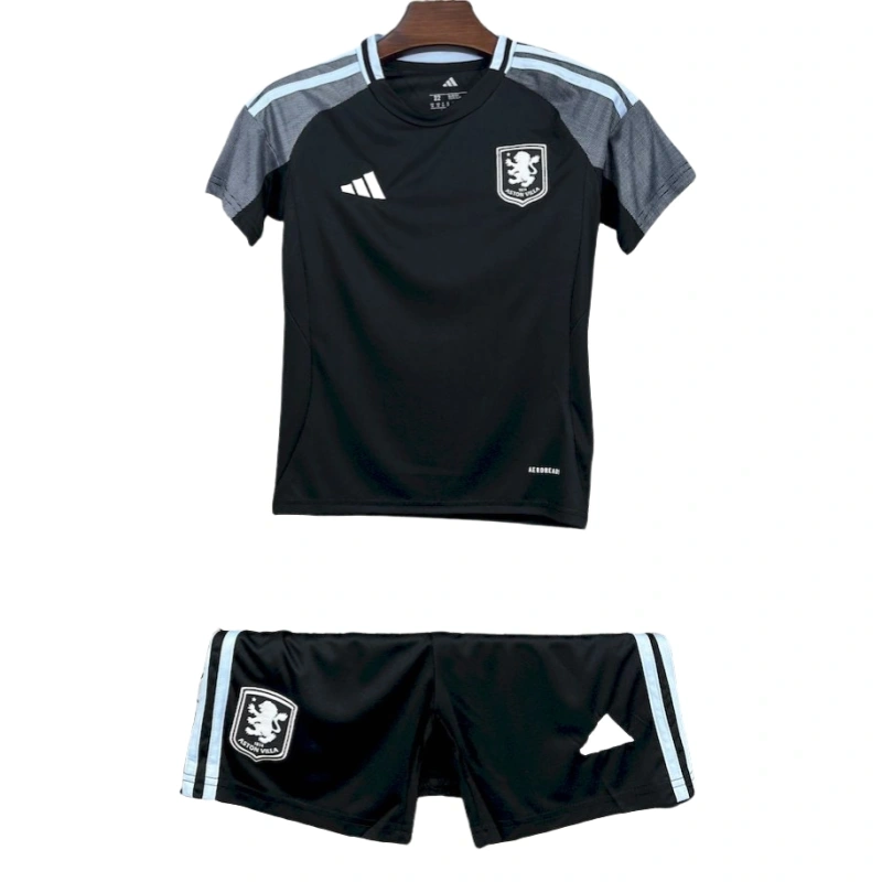 Aston Villa Away Kids kit Football jersey 2025-26